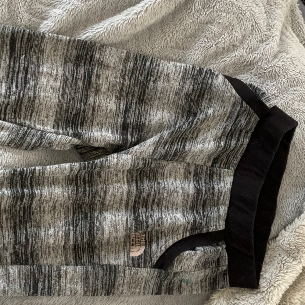 A pair of The North Face girls sweatpants. great for lounging and activity.